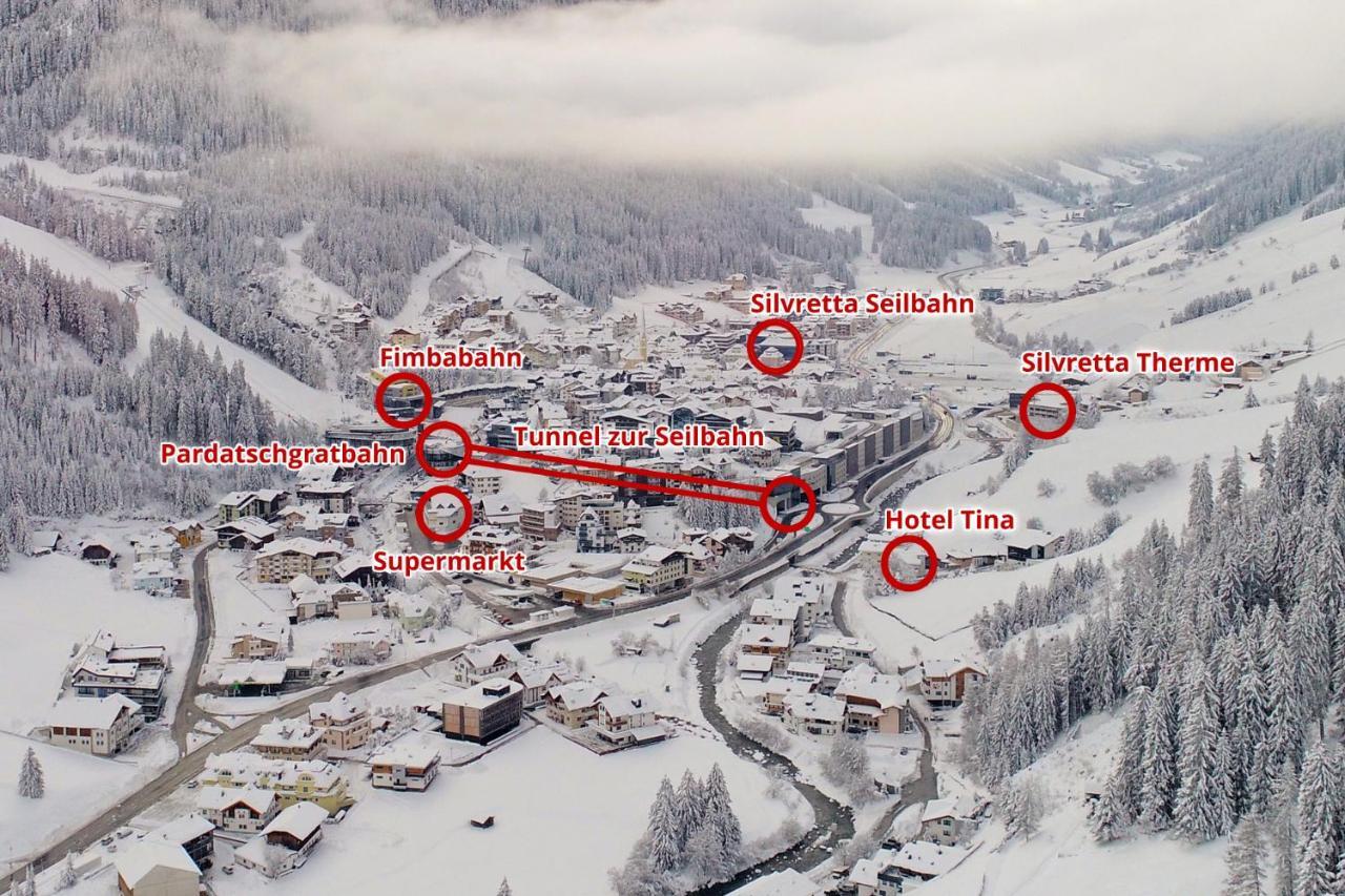 Hotel Garni Apart Tina Ischgl Esterno foto